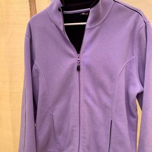 Lilac fleece jacket